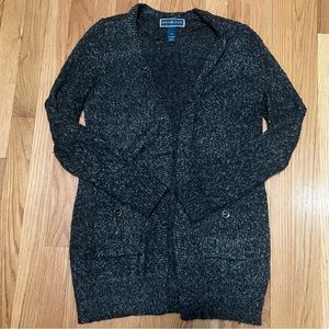 Karen Scott marled knit cardigan